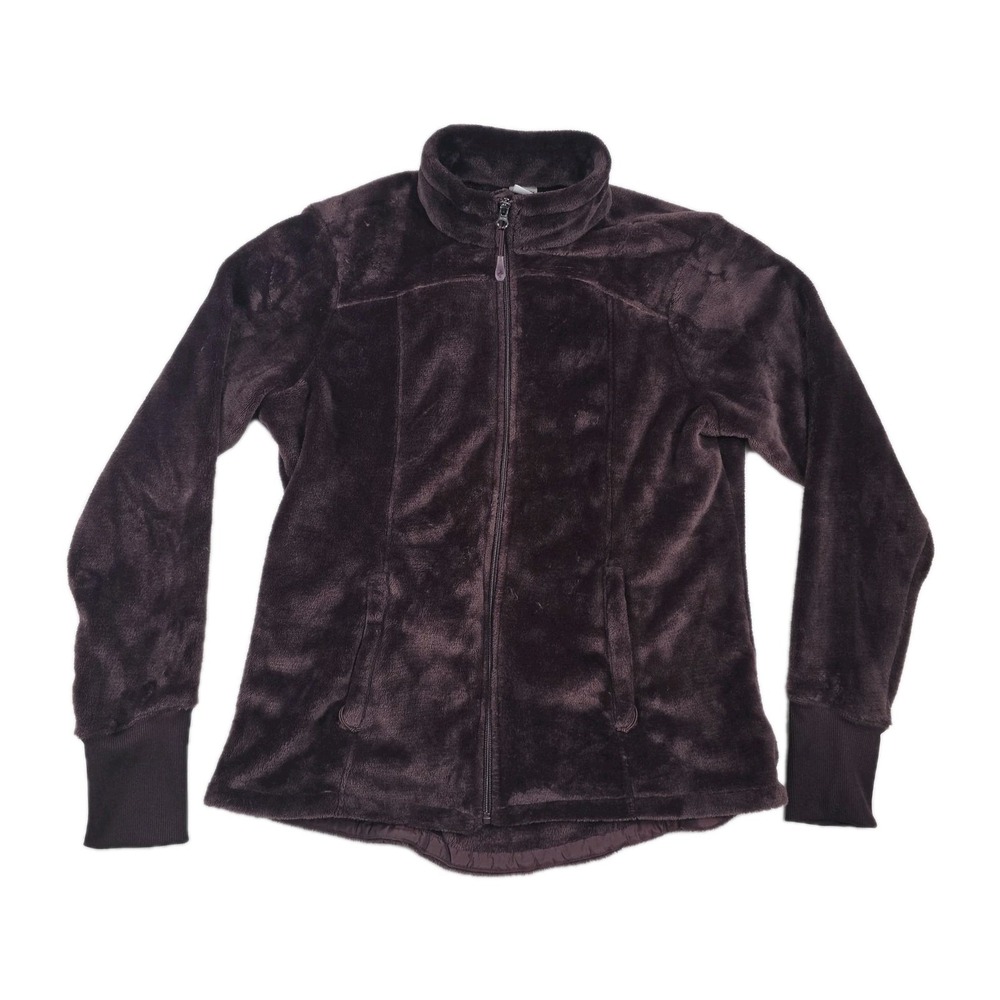 Jockey Brand Women's Size‎ Large Burgundy Wine Full Zip Sweatshirt